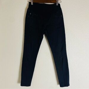 Adriano Goldschmied Women's Maternity Ankle Skinny Jean in Black Size:27R